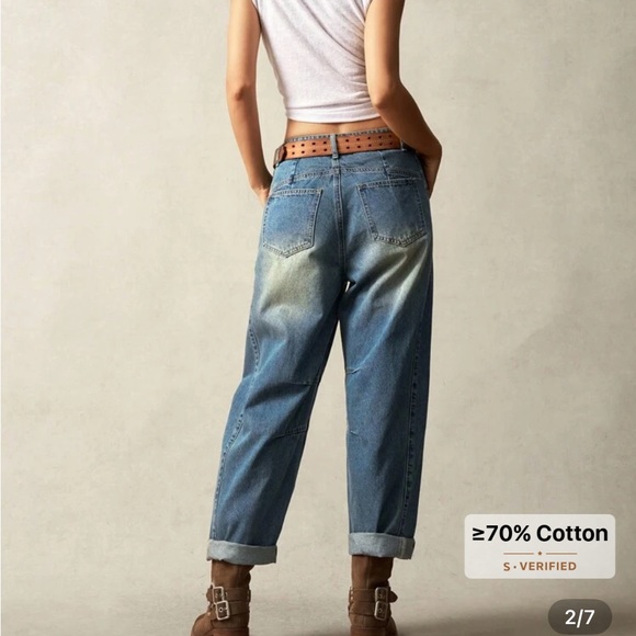 Bohemela Women's Blue Jeans - Picture 4 of 9